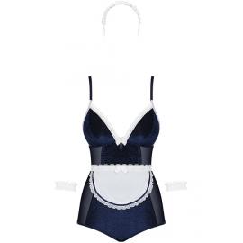 Костюм Obsessive Maid costume (Сине-белый, L/XL) - 3