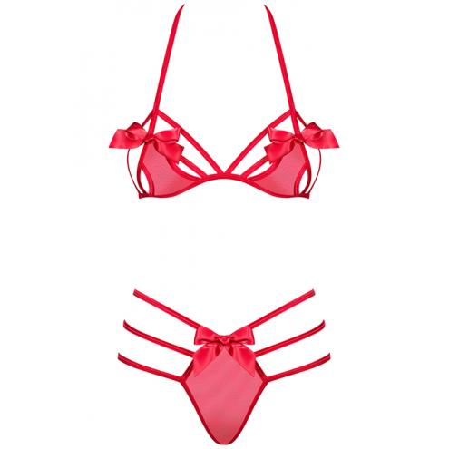 Комплект Obsessive Giftella set (Красный, L/XL)