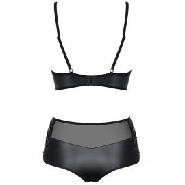 Комплект Obsessive Leatheria set (Чорний, S/M) - 3