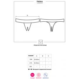 Комплект Obsessive Hetea set (Червоний, L/XL) - 5