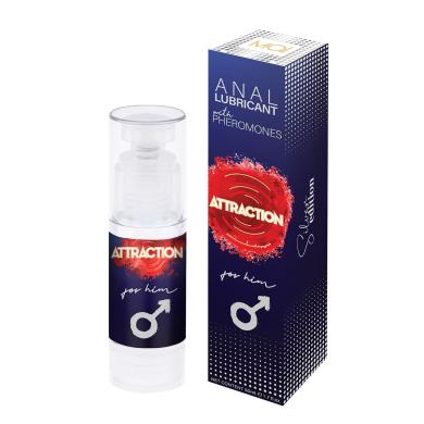 Анальний лубрикант з феромонами ANAL LUBRICANT WITH PHEROMONES ATTRACTION FOR HIM 50 ML