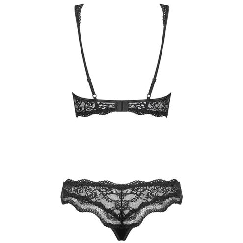 Комплект Obsessive Luvae set (Чорний, S/M)