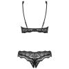 Комплект Obsessive Luvae set otwarty (Чёрный, L/XL)