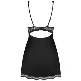 Комплект Obsessive Luvae babydoll (Чорний, S/M) - 4