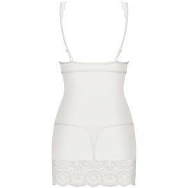 Комплект Obsessive 853-CHE-2 chemise (Екрі, S/M) - 4