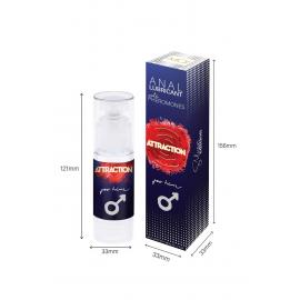 Анальный лубрикант с феромонами ANAL LUBRICANT WITH PHEROMONES ATTRACTION FOR HIM 50 ML - 3