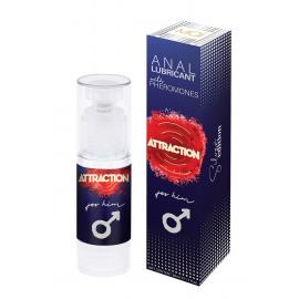Анальний лубрикант з феромонами ANAL LUBRICANT WITH PHEROMONES ATTRACTION FOR HIM 50 ML