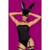 Костюм Obsessive Bunny costume (Чорний, S/M)