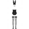 Костюм Obsessive Bunny costume (Чорний, L/XL)