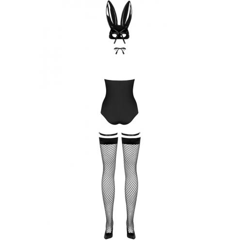 Костюм Obsessive Bunny costume (Чорний, L/XL)