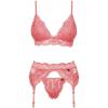 Комплект Obsessive 810-SEG-5 set (Кораловий, L/XL)