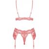 Комплект Obsessive 810-SEG-5 set (Кораловий, L/XL)