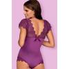 Боді Obsessive Moketta (Фіолетовий, L/XL)