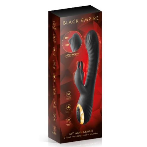 Силиконовый вибратор RABBIT MY MAHARANI BLACK EMPIRE VIBRATOR силиконовый вибратор RABBIT MY MAHARANI BLACK EMPIRE