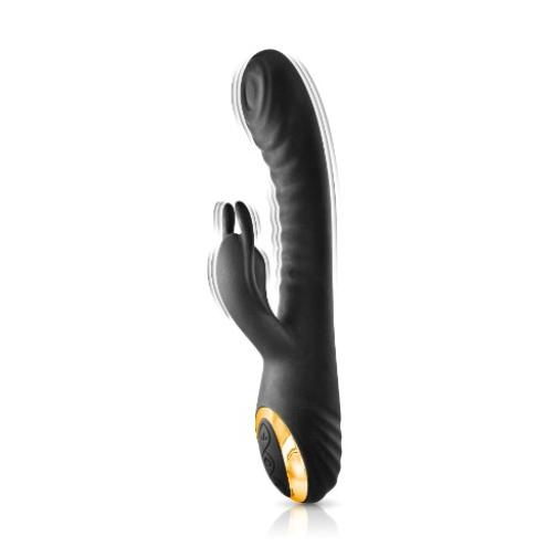 Силиконовый вибратор RABBIT MY MAHARANI BLACK EMPIRE VIBRATOR силиконовый вибратор RABBIT MY MAHARANI BLACK EMPIRE