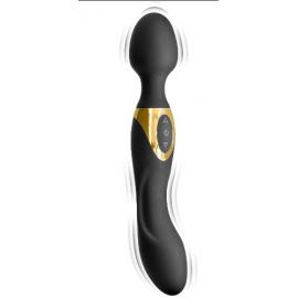 Силиконовий вібромасажер WAND VIBRO MY GODDESS BLACK EMP - 2