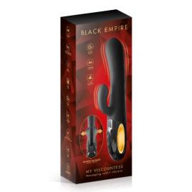 Силіконовий вібратор RABBIT MY VISCOUNTESS BLACK EMPIRE VIBRATOR - 2