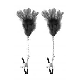 Затискачі для сосків SET 2 BLACK BREAST CLAMPS - 1