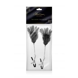 Затискачі для сосків SET 2 BLACK BREAST CLAMPS - 4