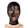 Фетишна мереживна маска від Fetish Tentation Cagoule en resille a motifs