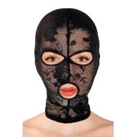 Фетишна мереживна маска від Fetish Tentation Cagoule en resille a motifs