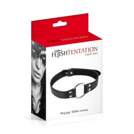 Кляп кільце OPEN MOUTH GAG BLACK - 4