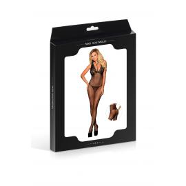 Еротичний комбінезон сітка SUIT H3249 BLACK TU (Size: TU) - 3
