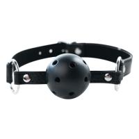 Кляп Black breathable ball gag with adjustablestrap