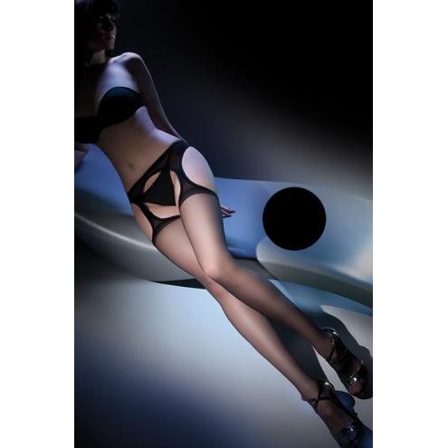 Панчохи з поясом Gabriella Strip Panty 20 den (Чорний, 5/6)