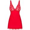 Комплект Obsessive Luvae babydoll (Червоний, L/XL)