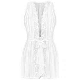 Пеньюар Obsessive Heavenlly peignoir (Білий, XS/S) - 3