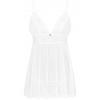 Комплект Obsessive Heavenlly babydoll (Белый, XS/S)