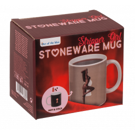 Чашка з термоефектом Stoneware Mug Stripper Girl, 300 мл - 8