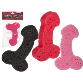 Губка для ванны Sponge Willy Red, 19 см - 2