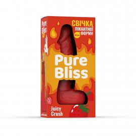 Свеча член Pure Bliss Juicy Crush Red, 18 см - 3