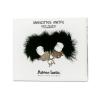 Наручники Adrien Lastic Handcuffs White металеві з білим пухнастим оздобленням