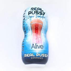 Недорогий мастурбатор-вагіна Alive Super Realistic Vagina - 1