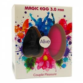 Віброяйце Alive Magic Egg 3.0 Pink з пультом дистанційного керування - 4