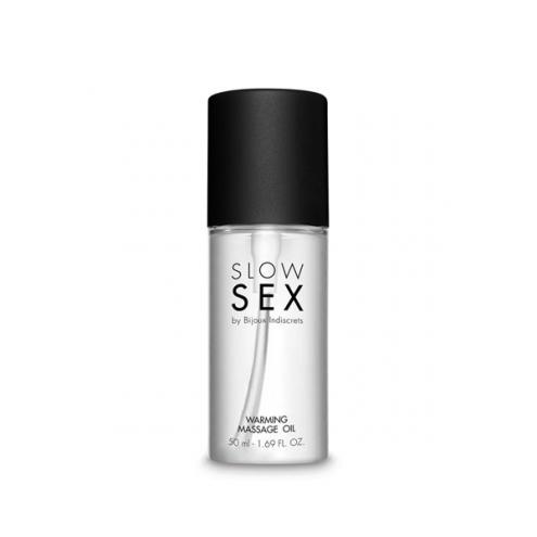 Розігріваюча їстівна масажна олія WARMING MASSAGE OIL, 50 мл. Slow Sex Bijoux Indiscrets (Іспанія)