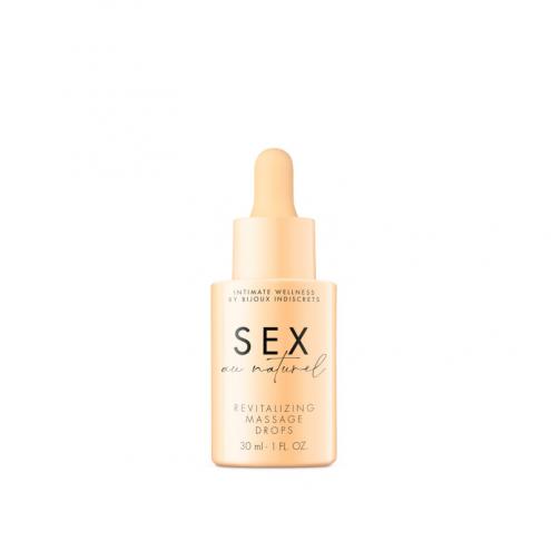 Краплі для інтимного масажу Revitalising Intimate Massage Drops, 30 мл Sex au Naturel by Bijoux Indiscrets (Іспанія)