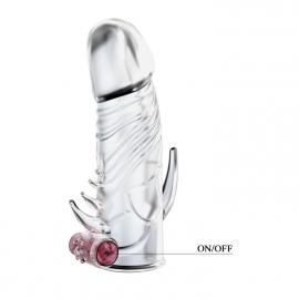 Насадка на пеніс із вібрацією Baile Penis Sleeve Vibrating - 3