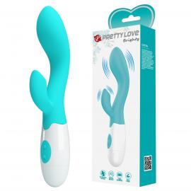 Вибратор PRETTY LOVE Brighty light blue, 30 function - 1