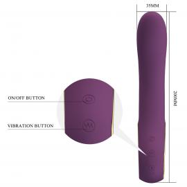 Вібратор Pretty Love Ethan purple, 12 vibration функцій Mobile APP Long-distance Control - 4
