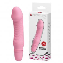 Класичний вібратор PRETTY LOVE STEV PINK - 1