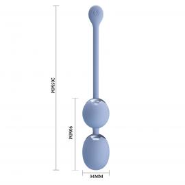 Вагинальные шарики Pretty Love Willie chaser 6, Blue,Wireless remote control - 5