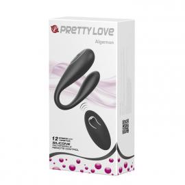 Вібратор PRETTY LOVE ALGERNON USB Black 12 function - 3