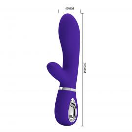 Вибратор PRETTY LOVE THOMAS USB PURPLE new 7 function - 6