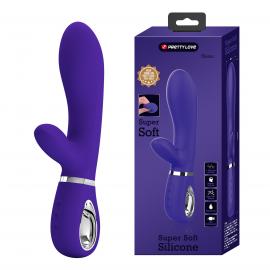 Вибратор PRETTY LOVE THOMAS USB PURPLE new 7 function - 1