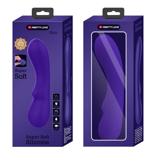 Вібратор PRETTY LOVE Matt Purple 12 vibration functions Memory function