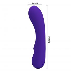 Вібратор PRETTY LOVE Matt Purple 12 vibration functions Memory function - 5